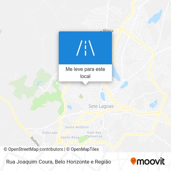Rua Joaquim Coura mapa