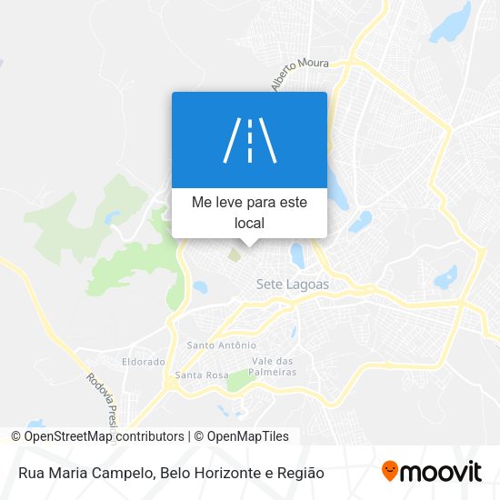 Rua Maria Campelo mapa
