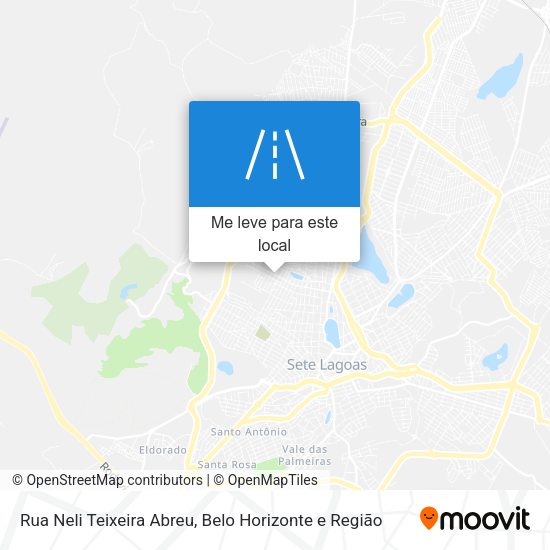 Rua Neli Teixeira Abreu mapa