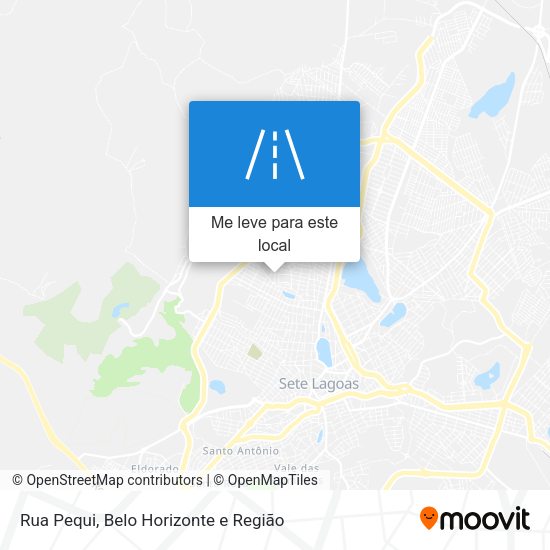 Rua Pequi mapa