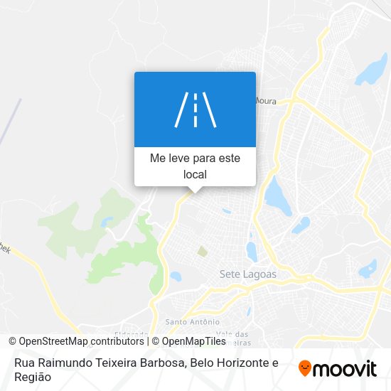 Rua Raimundo Teixeira Barbosa mapa