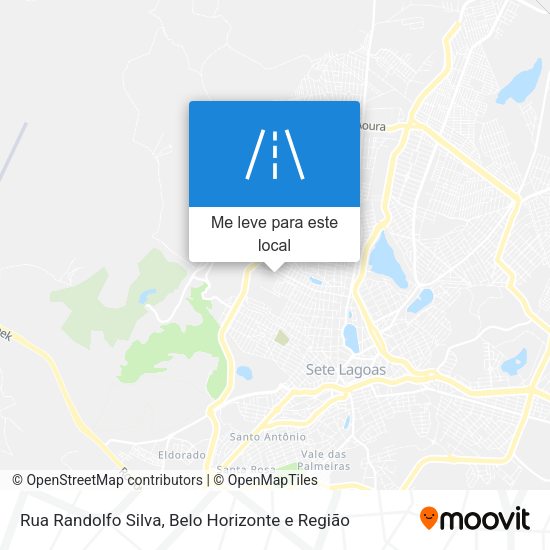 Rua Randolfo Silva mapa