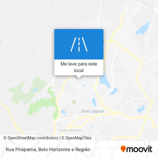 Rua Pirapama mapa