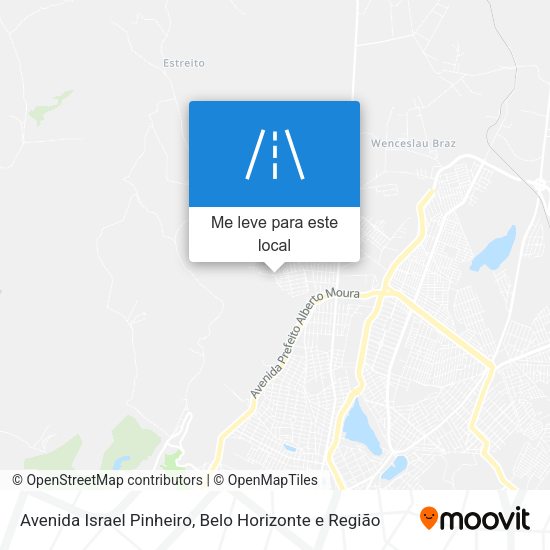 Avenida Israel Pinheiro mapa