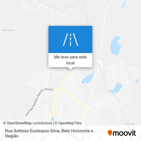 Rua Antônio Eustaquio Silva mapa