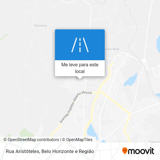 Rua Aristóteles mapa