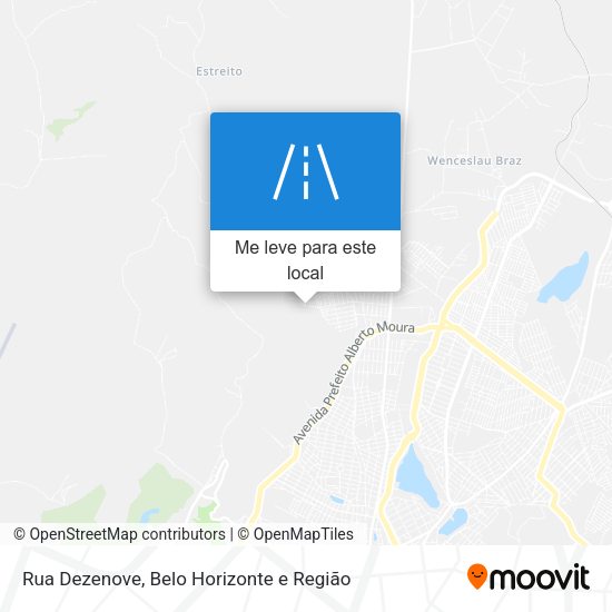 Rua Dezenove mapa