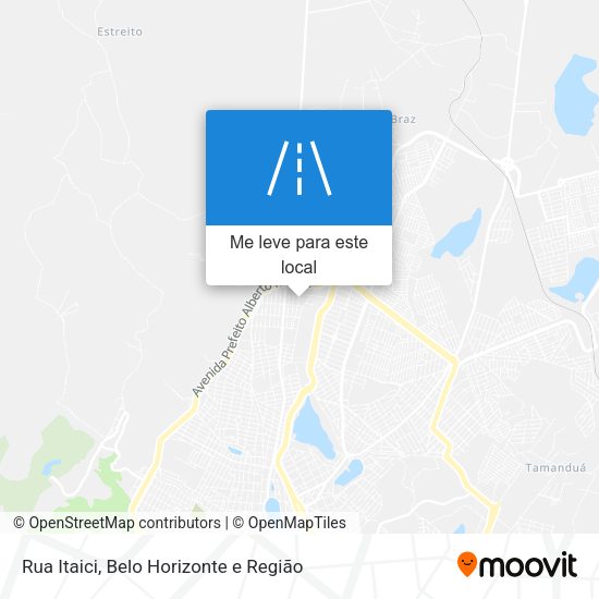 Rua Itaici mapa