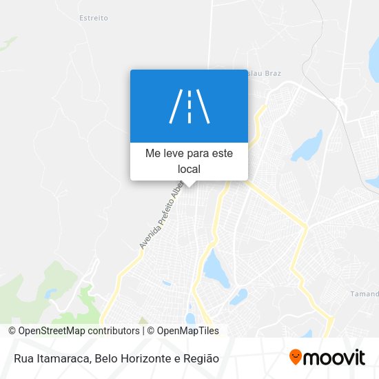 Rua Itamaraca mapa