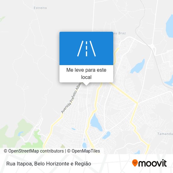 Rua Itapoa mapa
