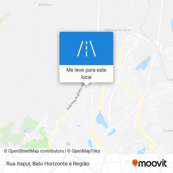 Rua Itapui mapa