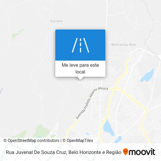Rua Juvenal De Souza Cruz mapa