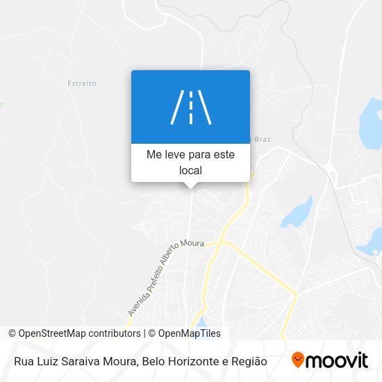 Rua Luiz Saraiva Moura mapa