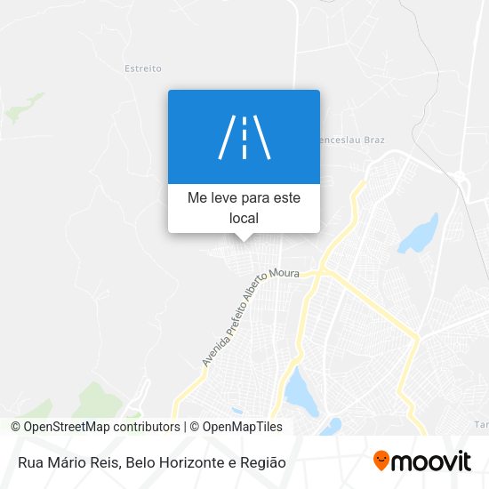 Rua Mário Reis mapa