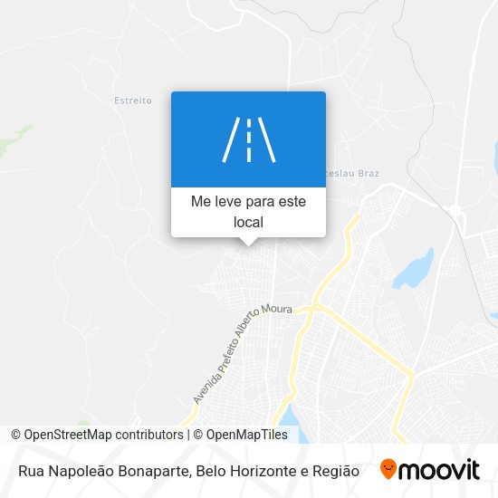Rua Napoleão Bonaparte mapa
