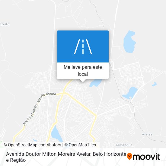 Avenida Doutor Milton Moreira Avelar mapa