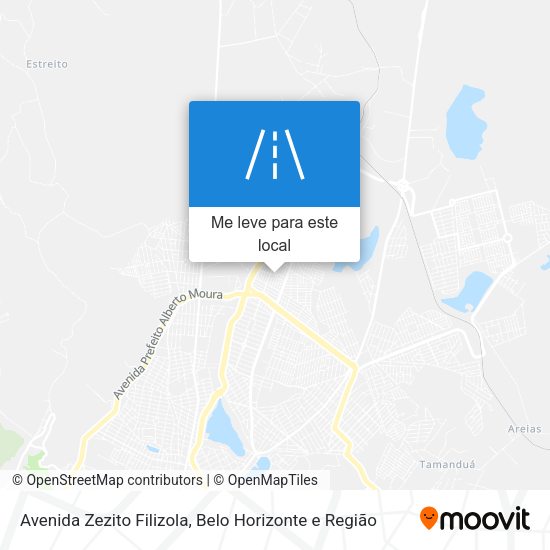 Avenida Zezito Filizola mapa