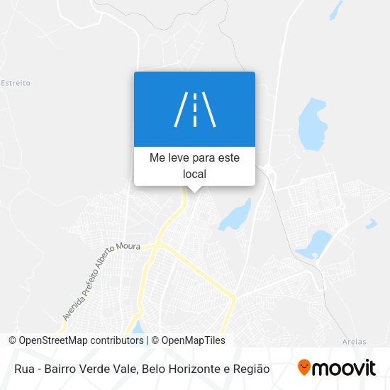 Rua - Bairro Verde Vale mapa
