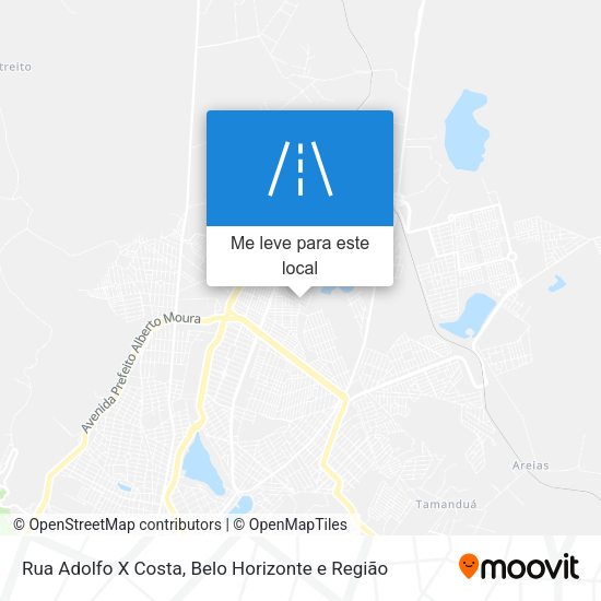 Rua Adolfo X Costa mapa