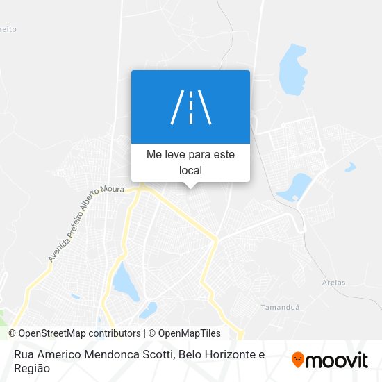 Rua Americo Mendonca Scotti mapa