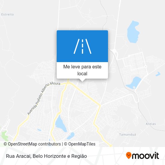 Rua Aracai mapa
