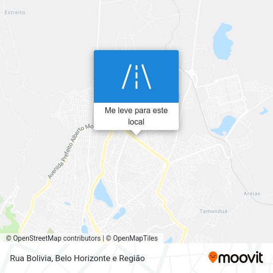 Rua Bolivia mapa