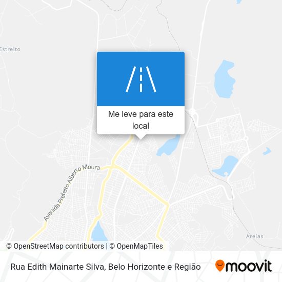 Rua Edith Mainarte Silva mapa