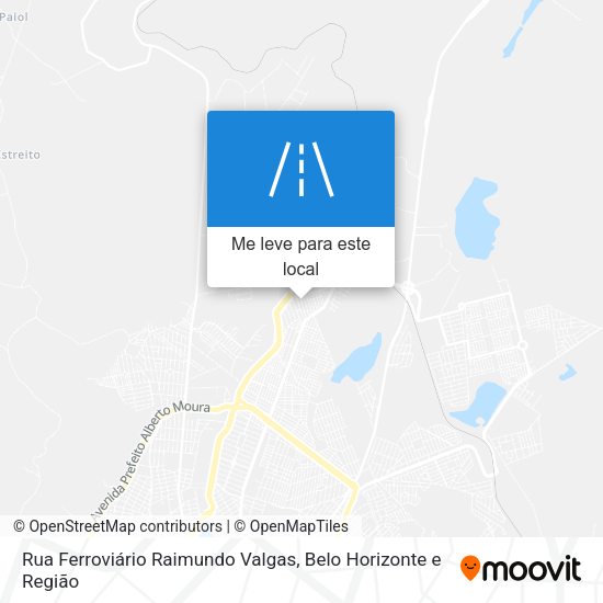 Rua Ferroviário Raimundo Valgas mapa