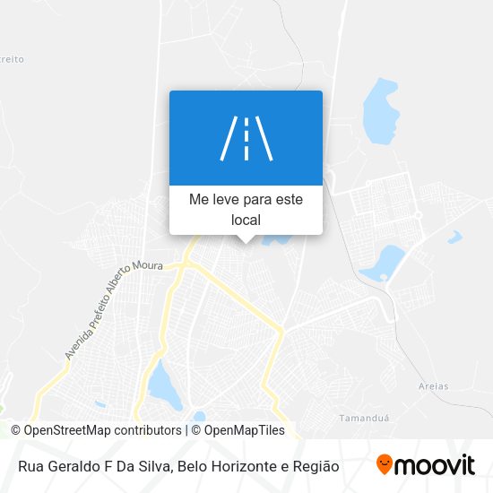 Rua Geraldo F Da Silva mapa