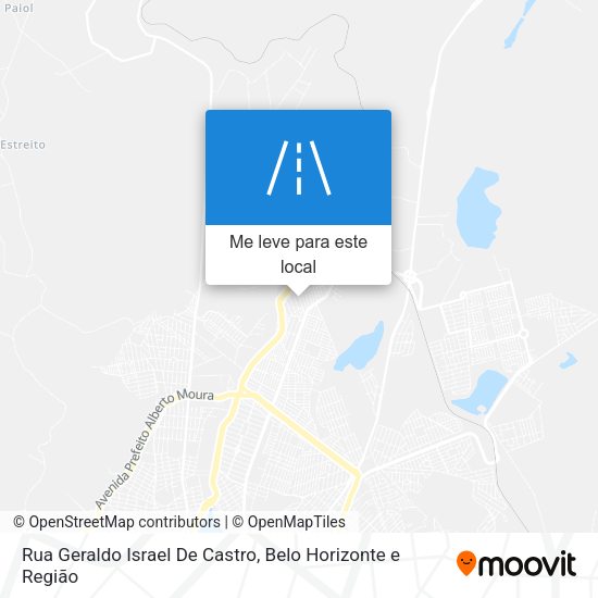 Rua Geraldo Israel De Castro mapa