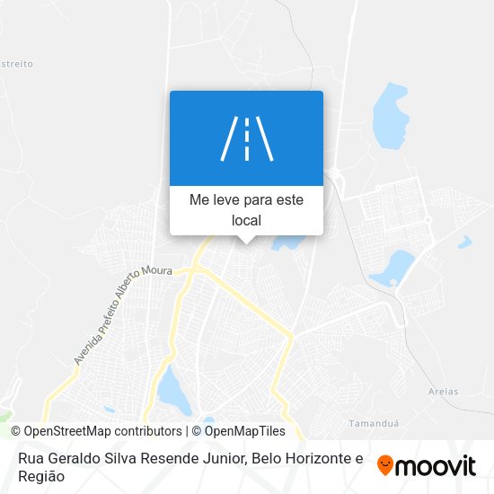 Rua Geraldo Silva Resende Junior mapa