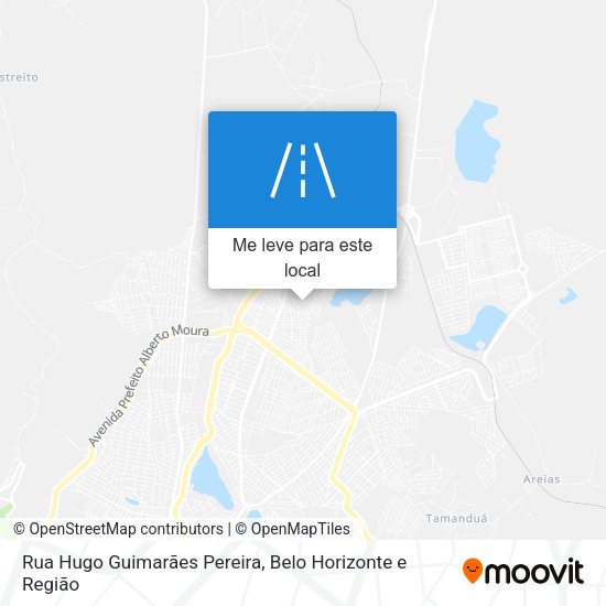 Rua Hugo Guimarães Pereira mapa