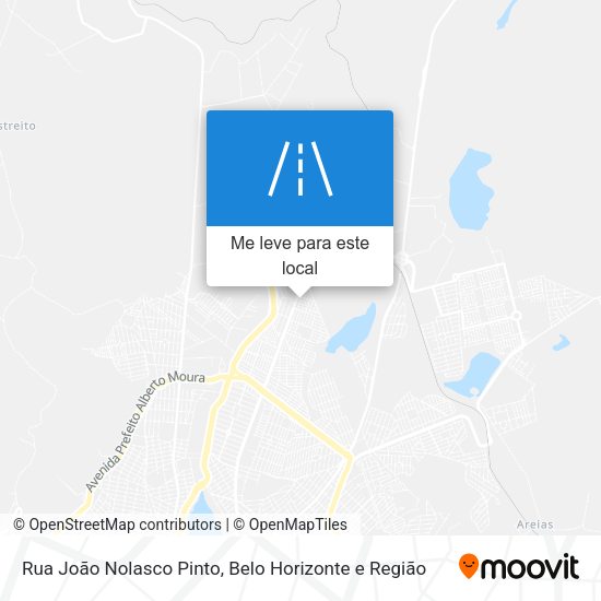 Rua João Nolasco Pinto mapa