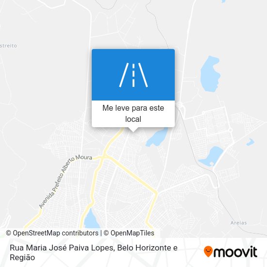 Rua Maria José Paiva Lopes mapa