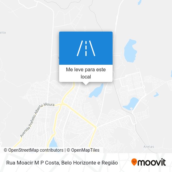 Rua Moacir M P Costa mapa