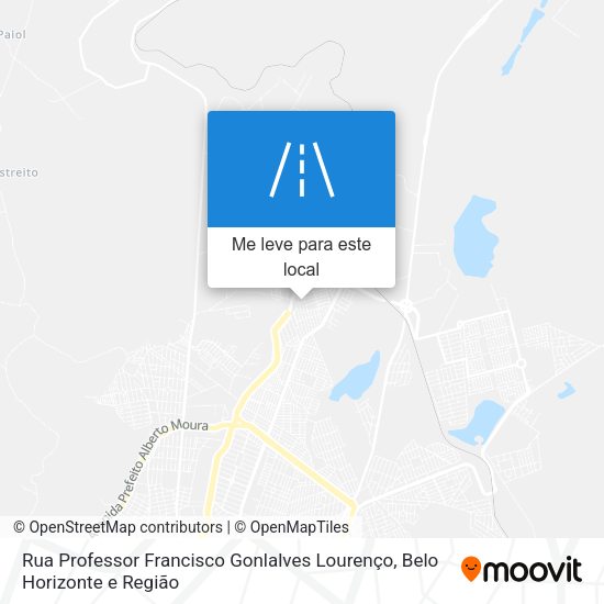 Rua Professor Francisco Gonlalves Lourenço mapa