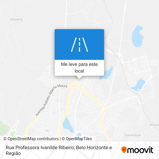 Rua Professora Ivanilde Ribeiro mapa