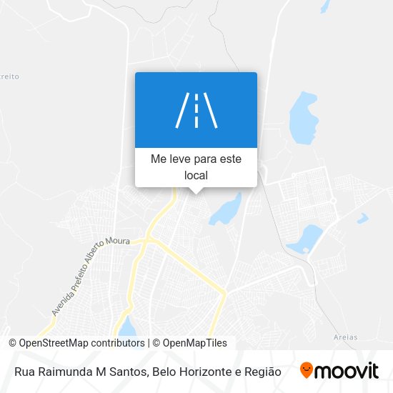 Rua Raimunda M Santos mapa