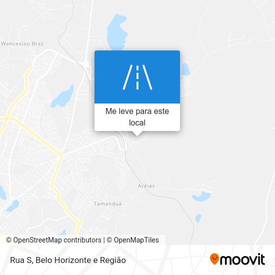 Rua S mapa