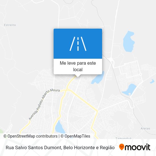 Rua Salvo Santos Dumont mapa