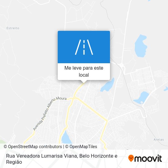 Rua Vereadora Lumarisa Viana mapa