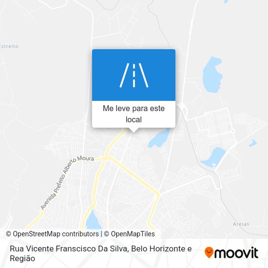 Rua Vicente Franscisco Da Silva mapa