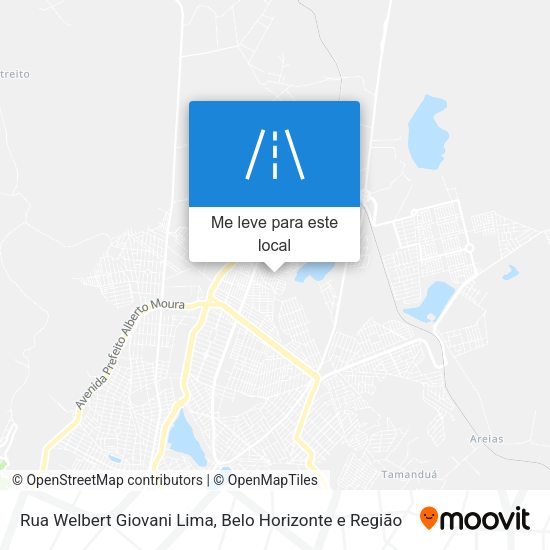 Rua Welbert Giovani Lima mapa