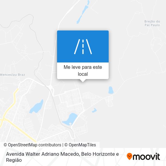 Avenida Walter Adriano Macedo mapa