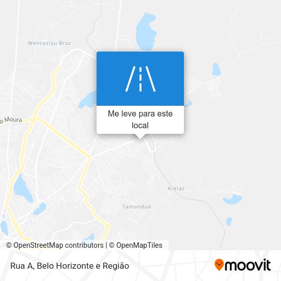 Rua A mapa