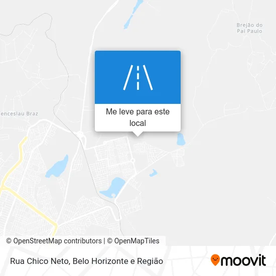 Rua Chico Neto mapa