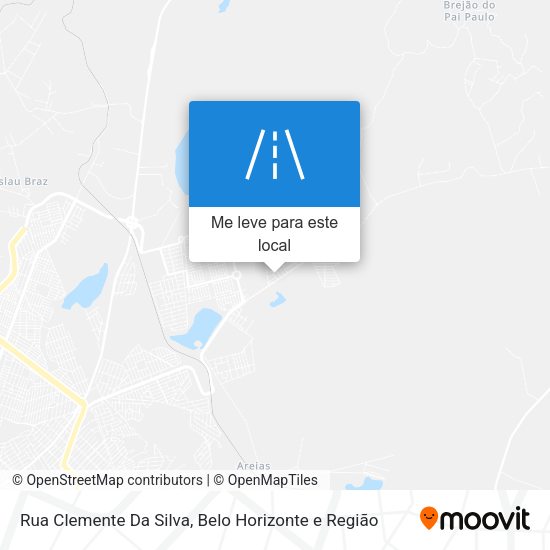 Rua Clemente Da Silva mapa