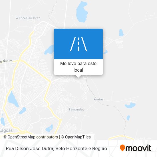 Rua Dilson José Dutra mapa