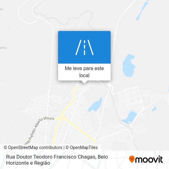 Rua Doutor Teodoro Francisco Chagas mapa
