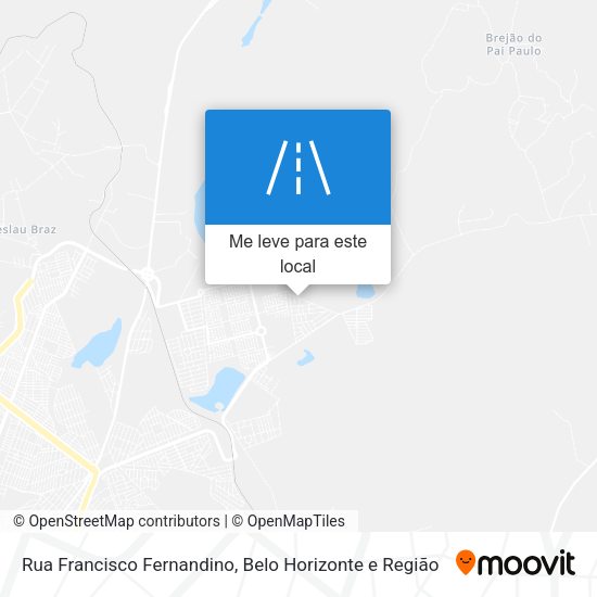 Rua Francisco Fernandino mapa